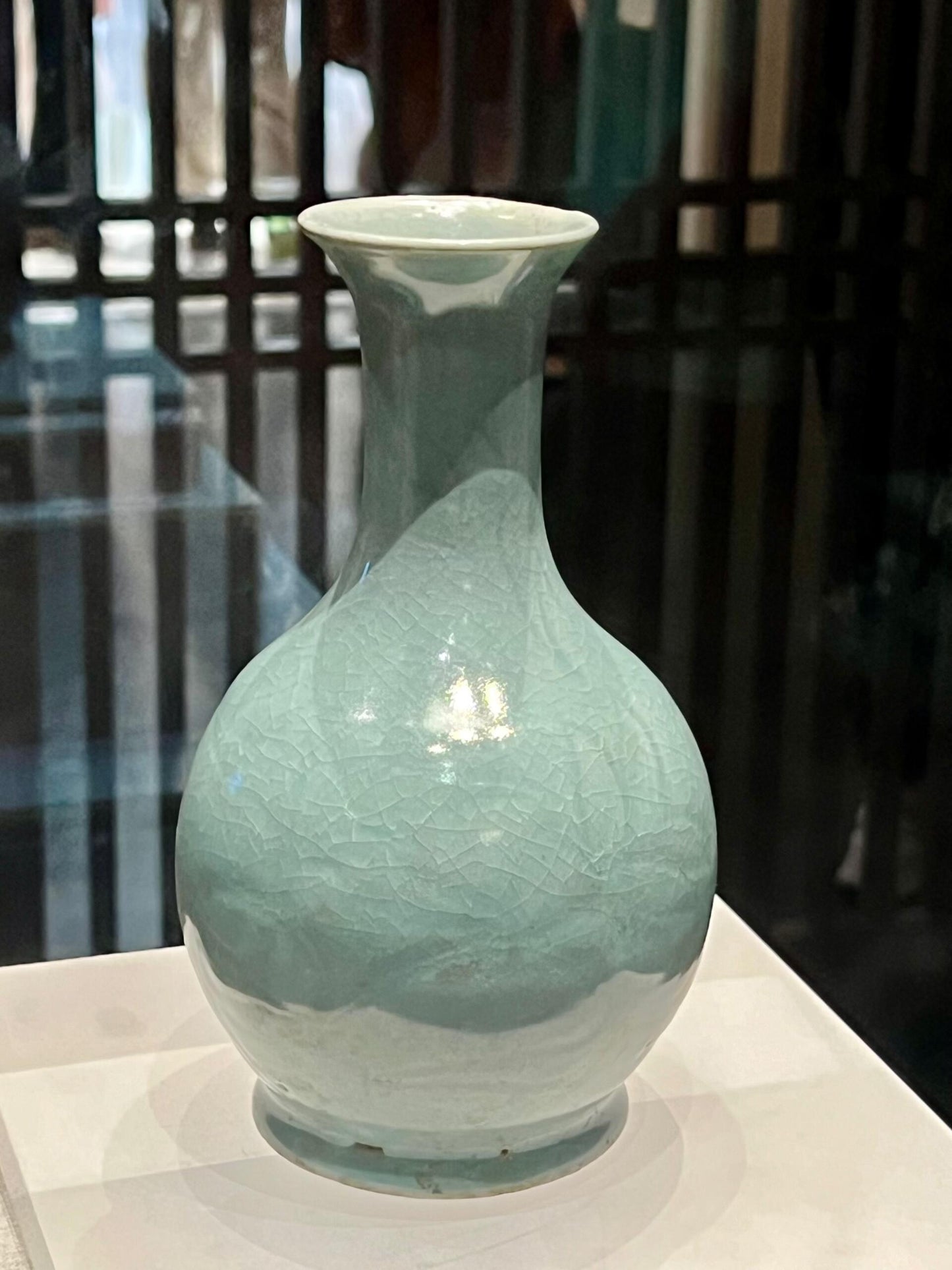 Handcrafted Chinese High-class Ru Porcelain Ruyao Longdan Dragon Egg Shape Ru Ware Classic Teapot