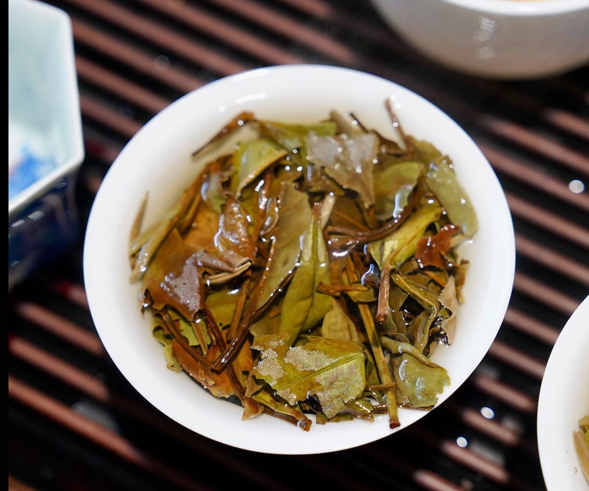 2021 Organic Chinese Zhenghe Wild Aged Tea Tree Shoumei White Tea Baicha
