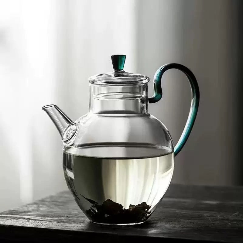 High Quality High Borosilicate Glass Teapot Classic Song Dynasty Style Zhihu Kettle 600ml