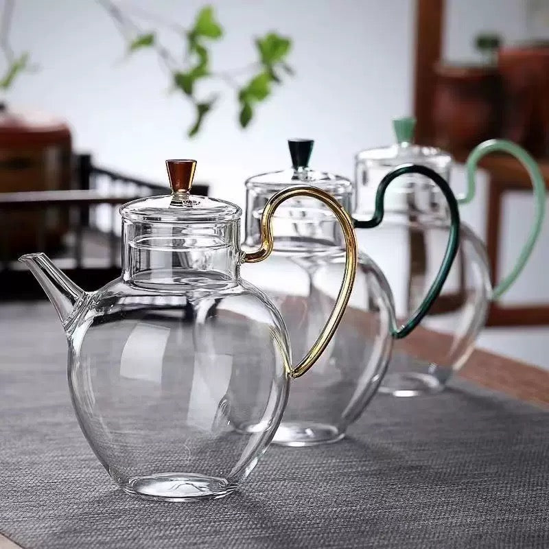 High Quality High Borosilicate Glass Teapot Classic Song Dynasty Style Zhihu Kettle 600ml