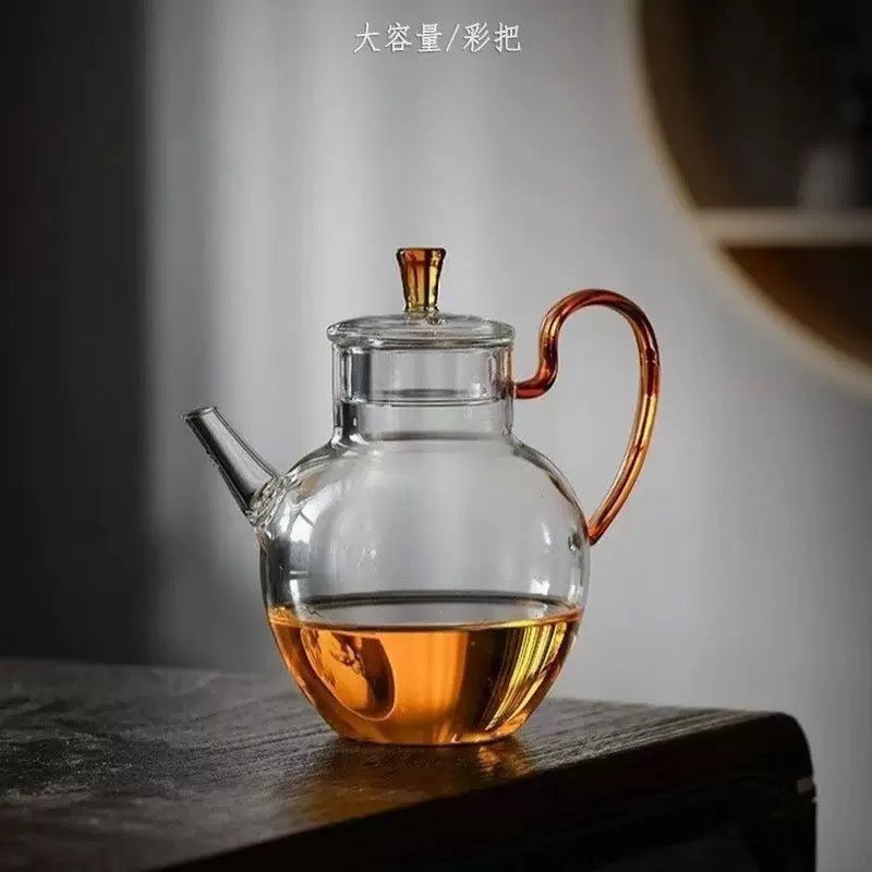 High Quality High Borosilicate Glass Teapot Classic Song Dynasty Style Zhihu Kettle 600ml