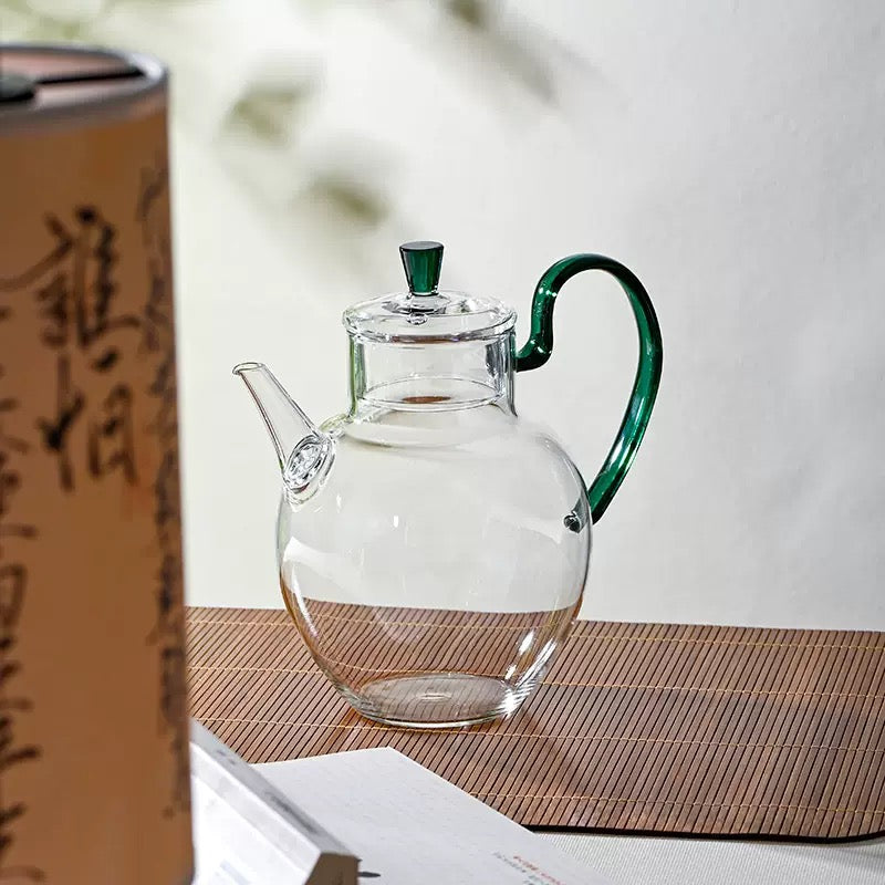 High Quality High Borosilicate Glass Teapot Classic Song Dynasty Style Zhihu Kettle 600ml