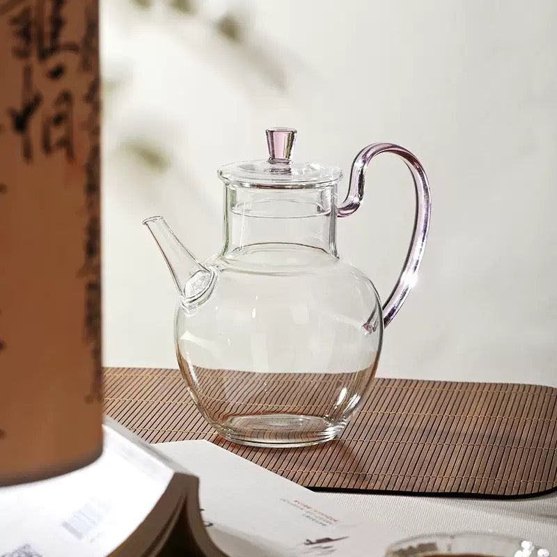 High Quality High Borosilicate Glass Teapot Classic Song Dynasty Style Zhihu Kettle 600ml