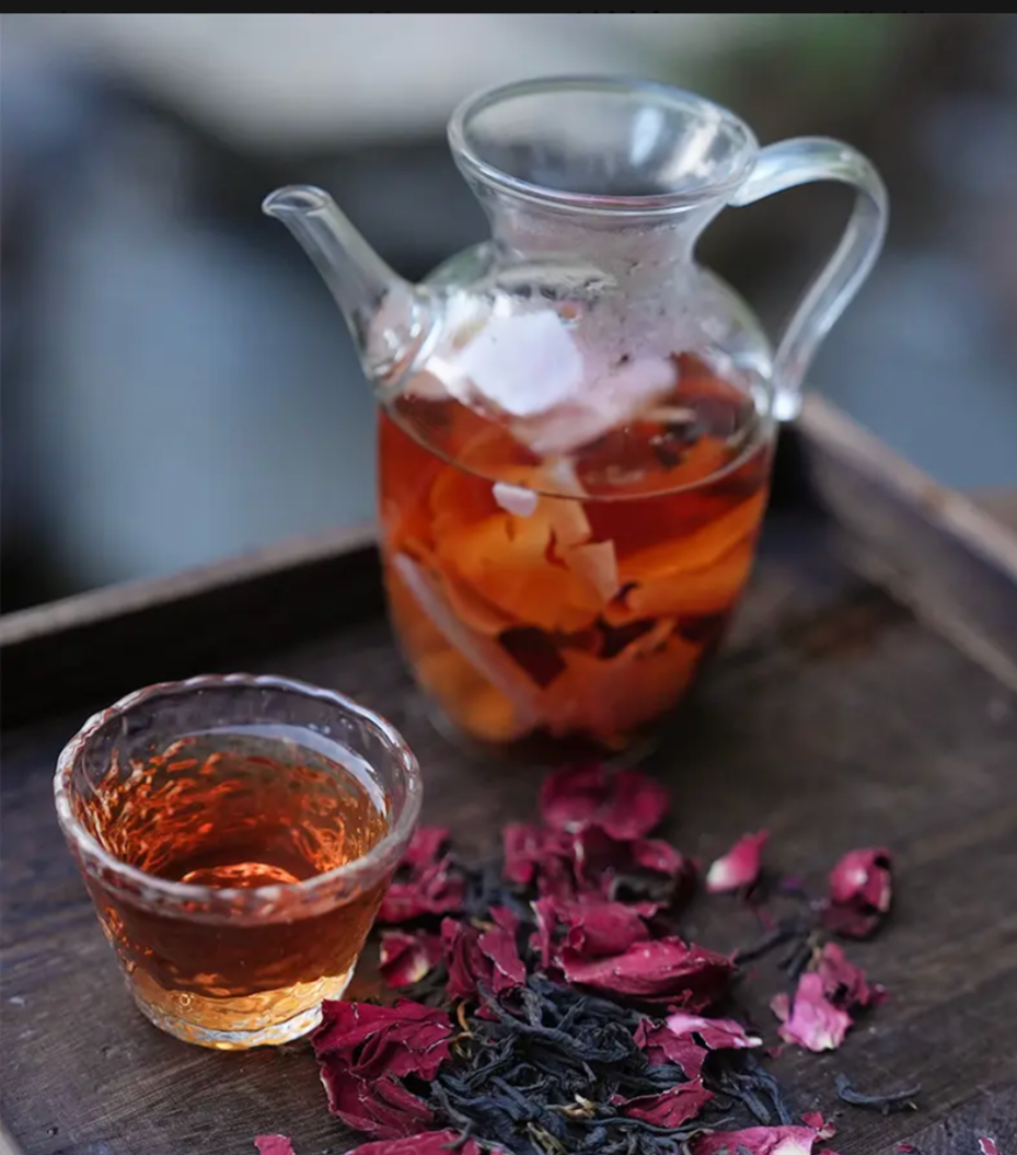 this is Chinese rose black tea