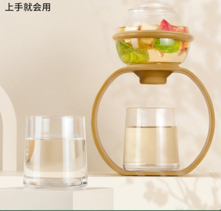 this is an automatic glass teapot