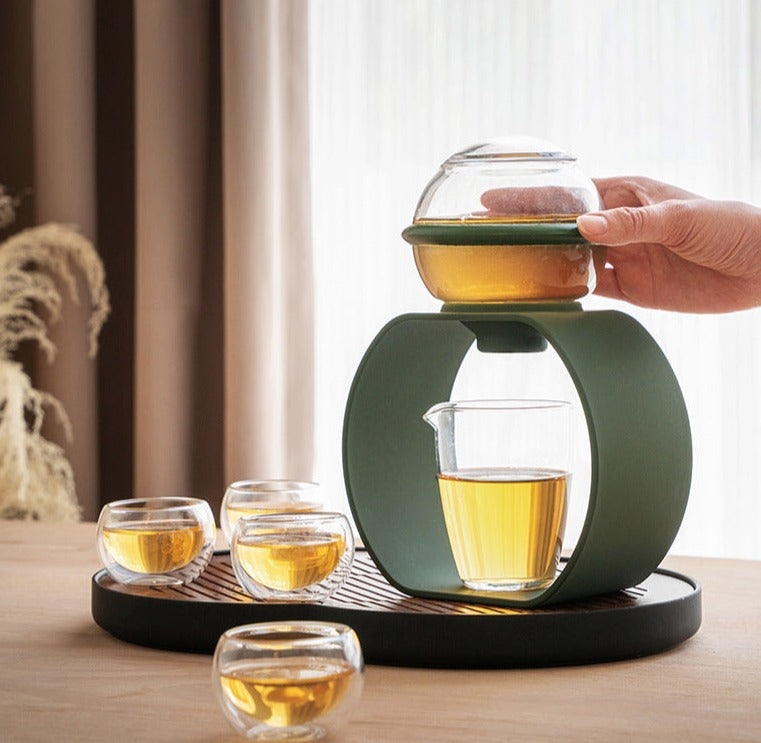 this is an automatic glass teapot