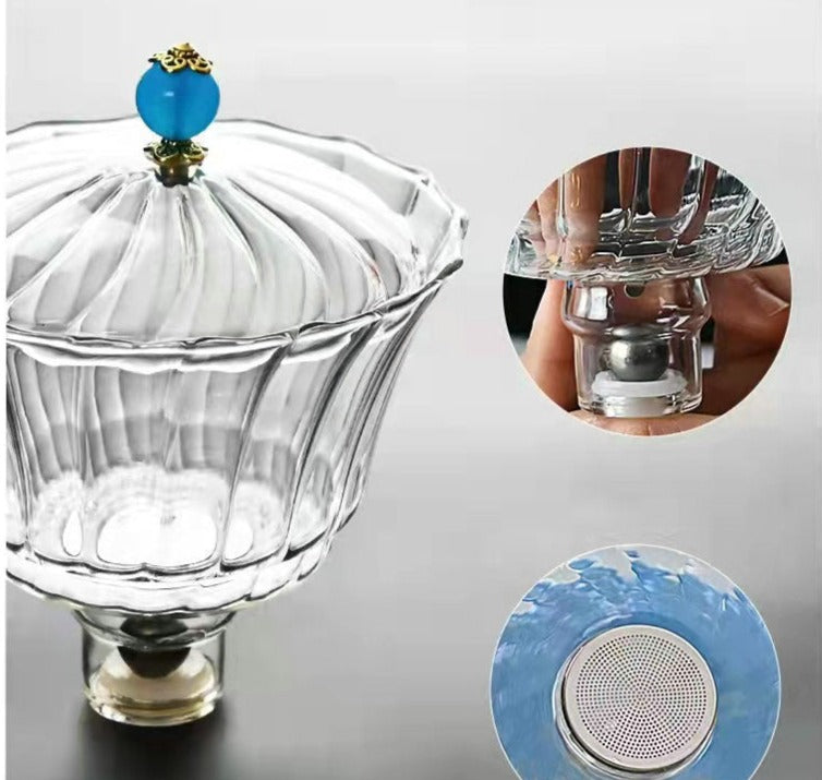 this is an automatic glass teapot