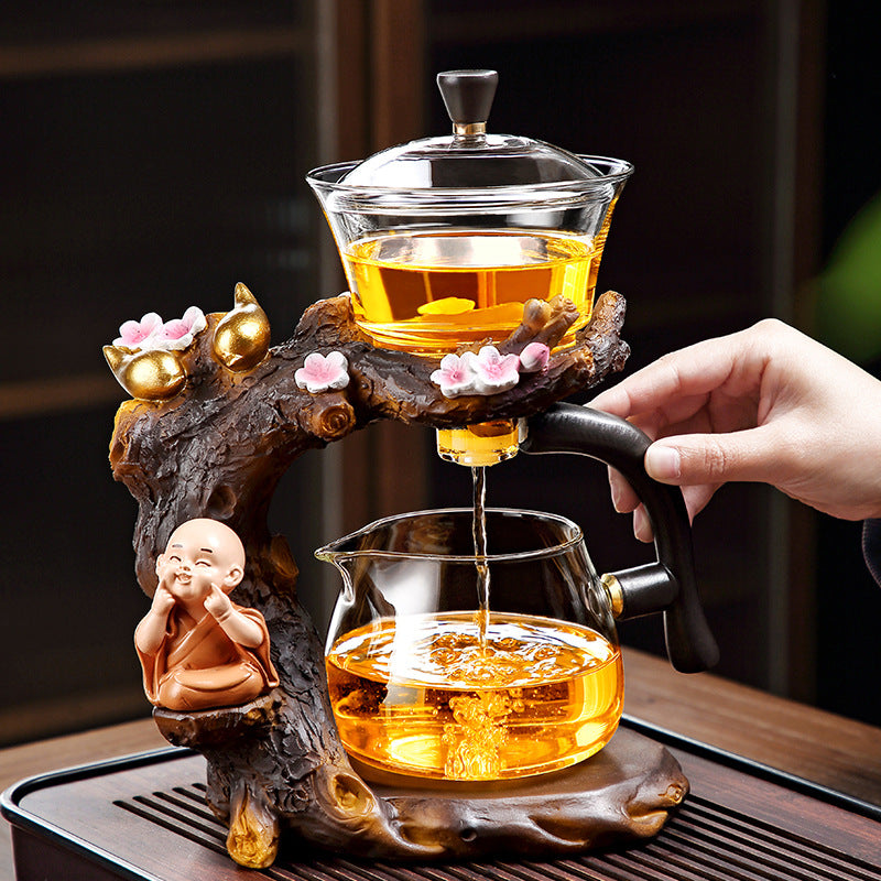 this is an automatic glass teapot