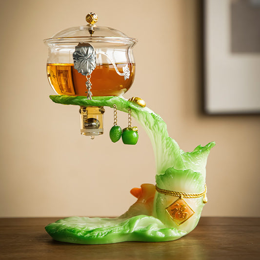 this is an automatic glass teapot