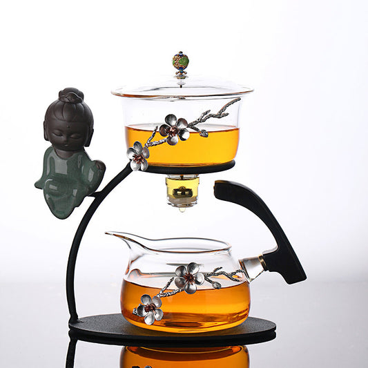 this is an automatic glass teapot