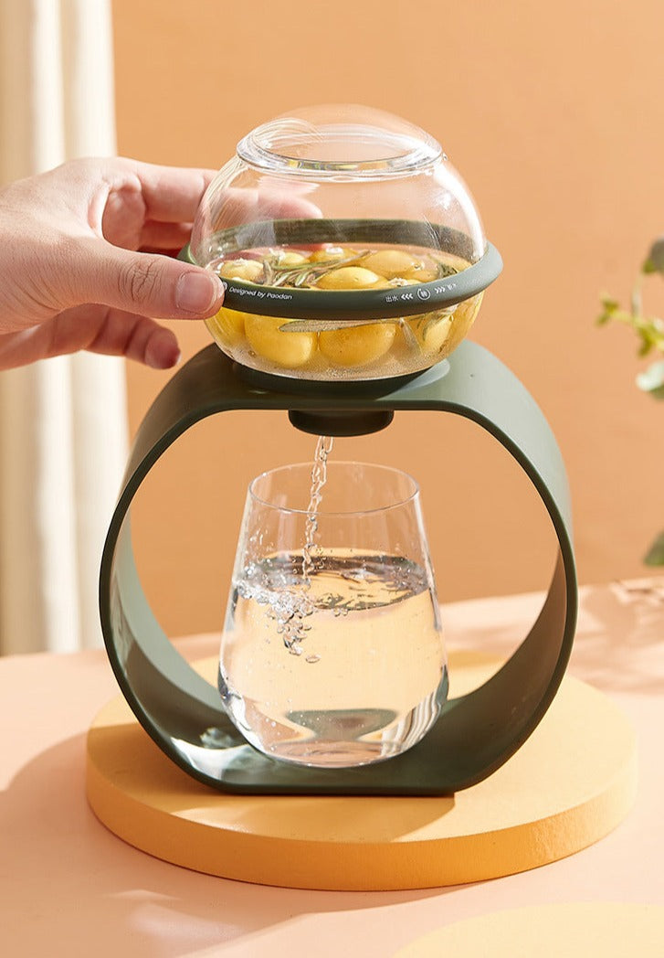 this is an automatic glass teapot