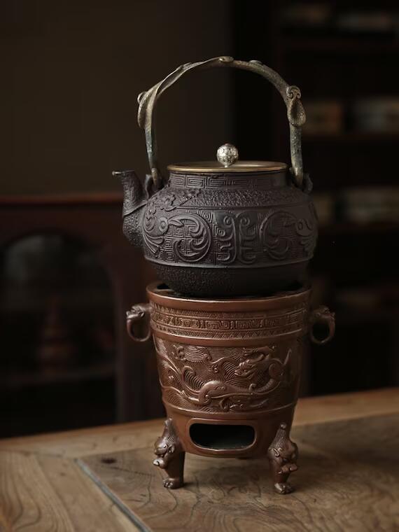 This is a copper stove