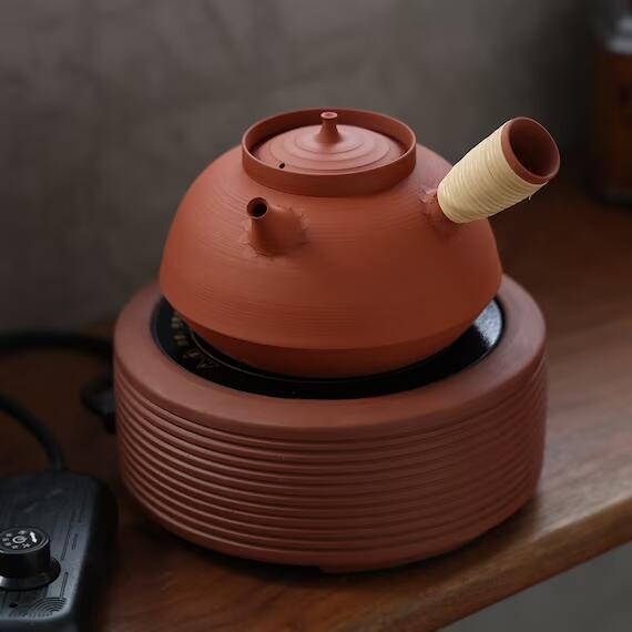 This is a pottery kettle