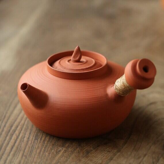 This is a pottery kettle