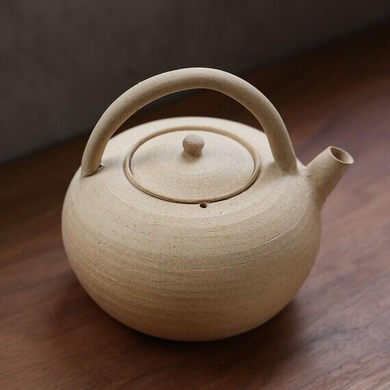 This is a pottery kettle