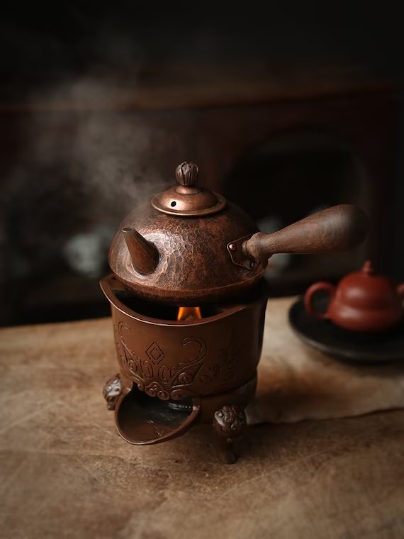 This is a copper stove