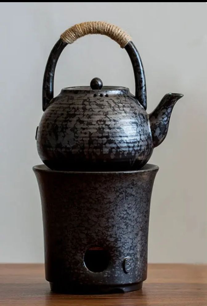 This is a pottery kettle