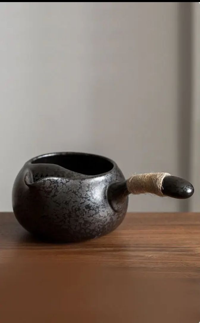 This is a pottery kettle