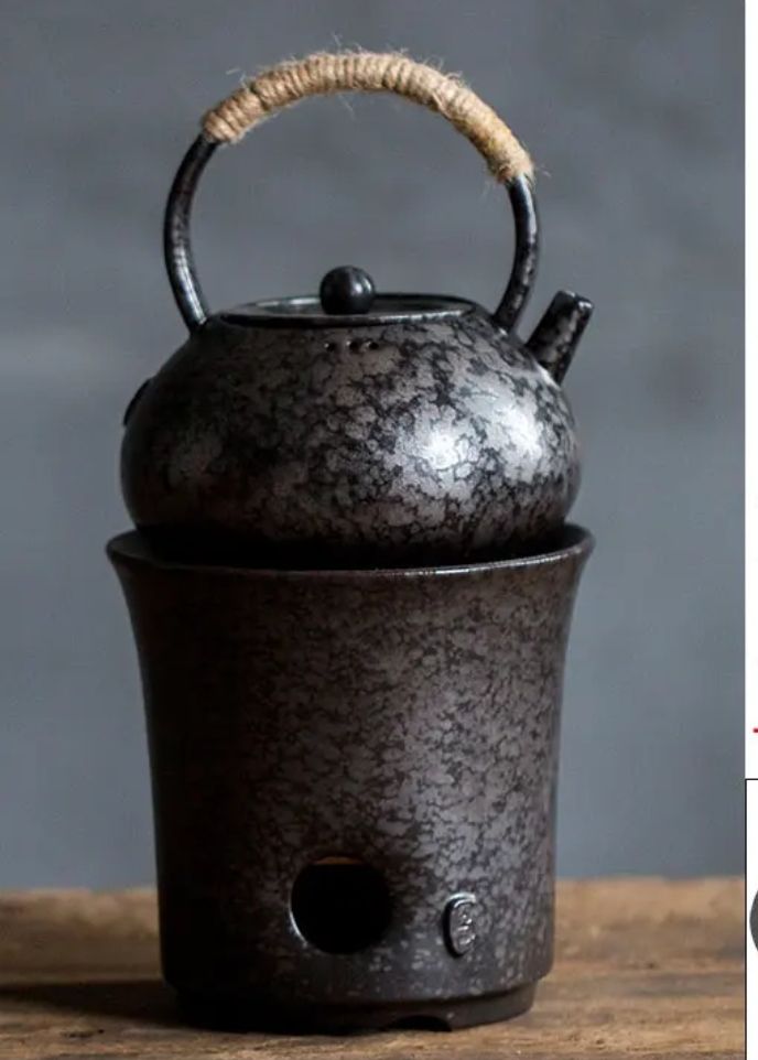 This is a pottery kettle