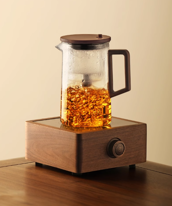 this is an automatic glass teapot