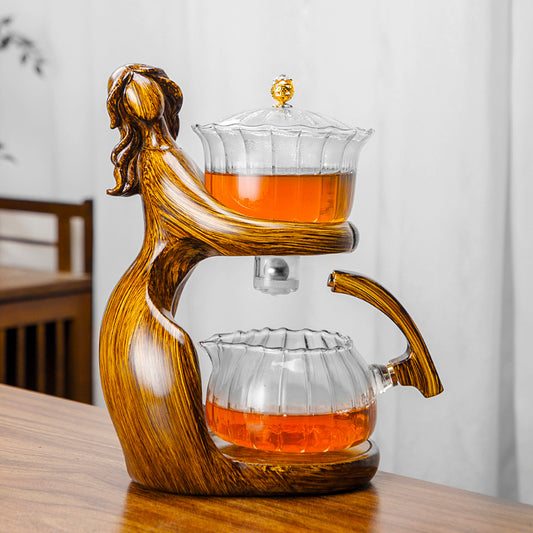 this is an automatic glass teapot