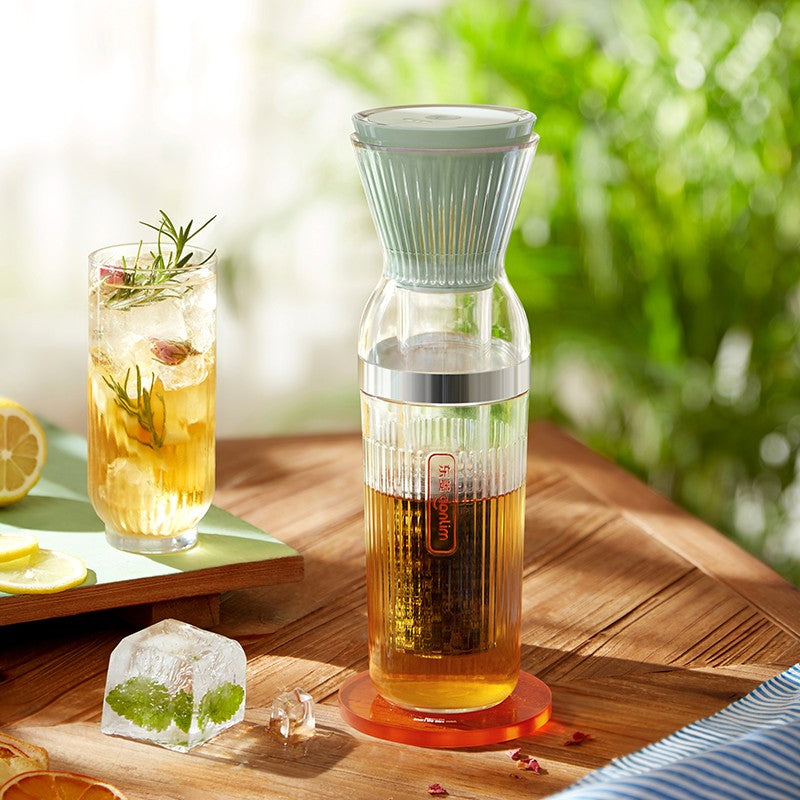 this is an automatic glass teapot.this is an ice drip coffee tea pot