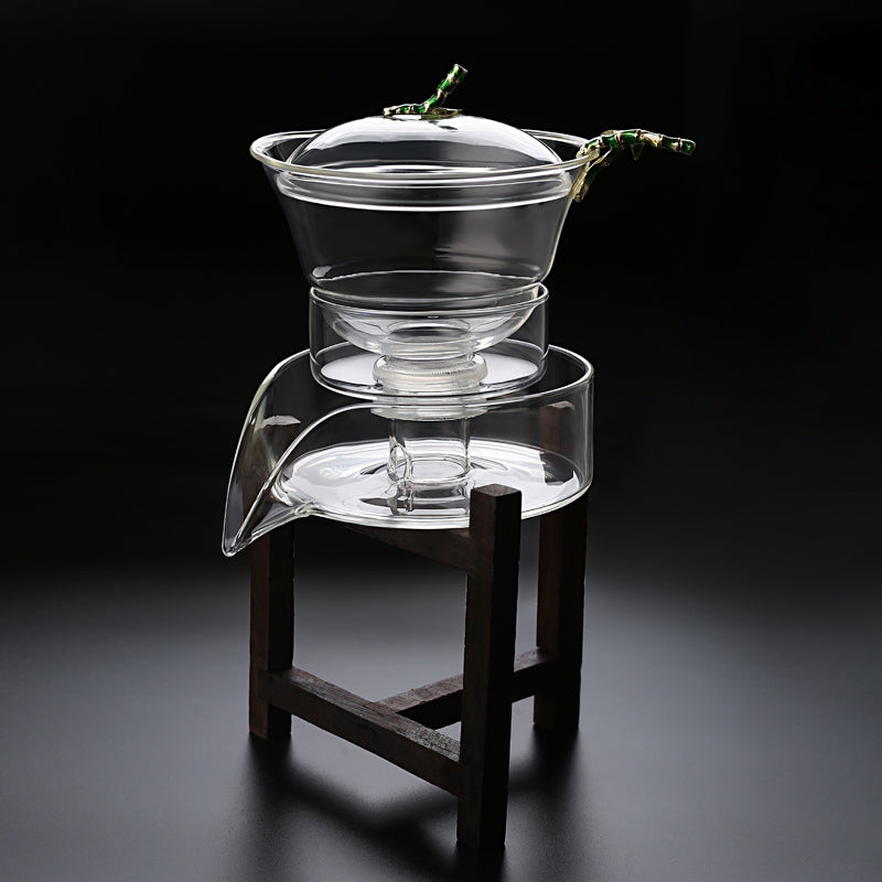 this is an automatic glass teapot