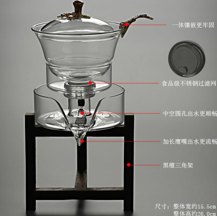 this is an automatic glass teapot