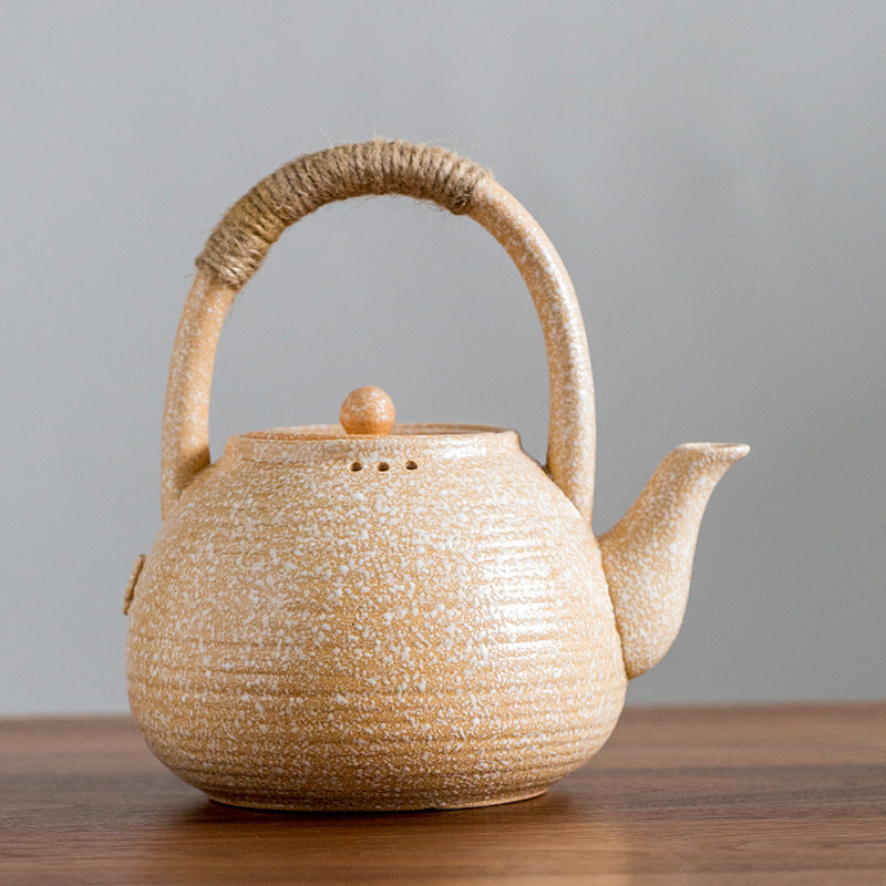 This is a pottery kettle