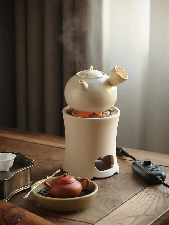 This is a pottery kettle