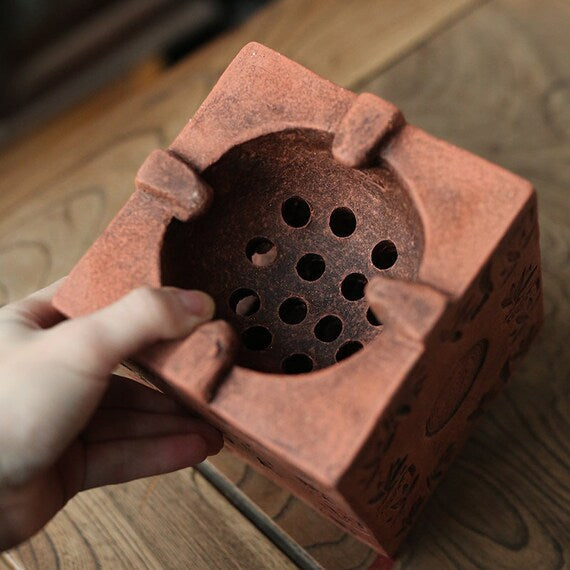 This is a pottery stove