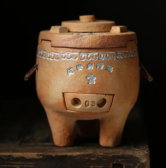 This is a pottery stove