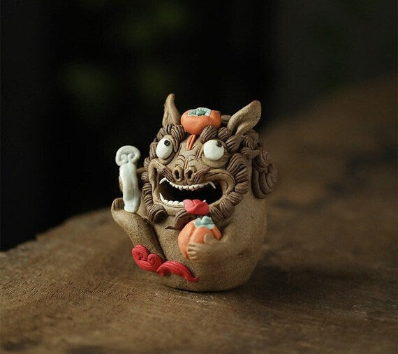 Handmade Tea Pet Incense Holder Orignial Pottery