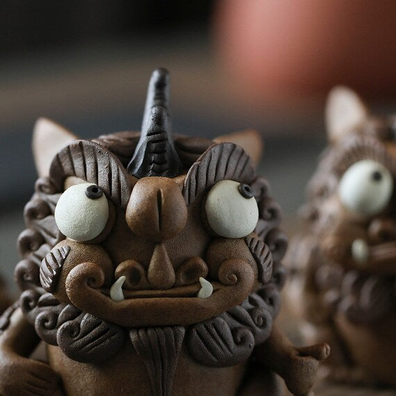 Handmade Tea Pet Incense Holder Orignial Pottery