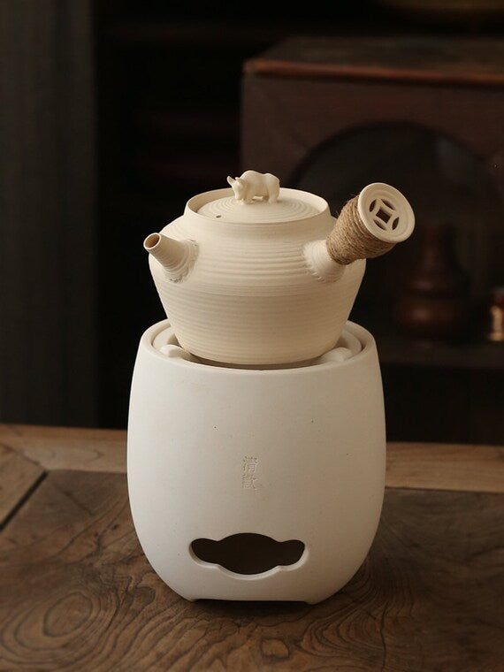 This is a pottery kettle