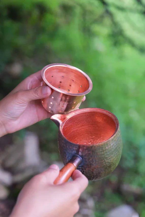 This is a copper kettle