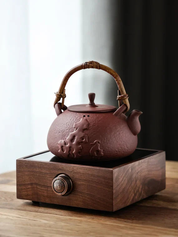 This is a pottery kettle