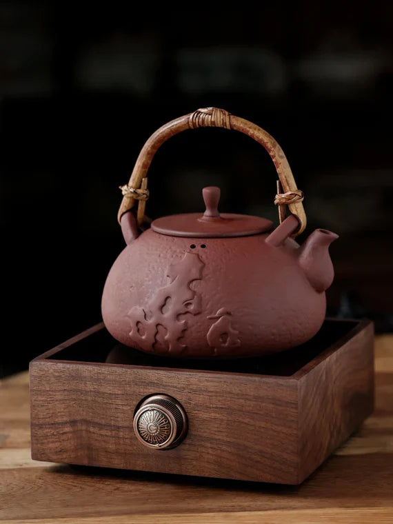 This is a pottery kettle