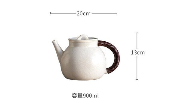 This is a ceramic kettle