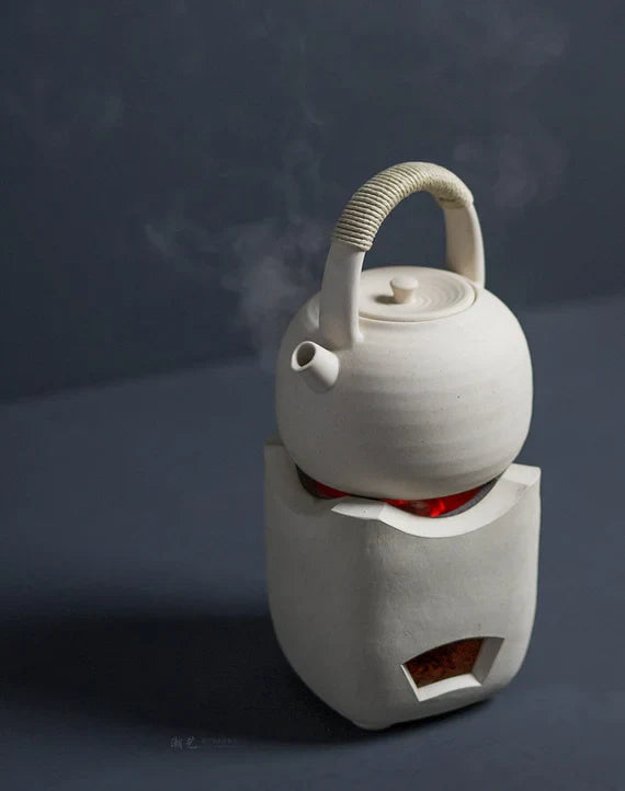 This is a pottery kettle