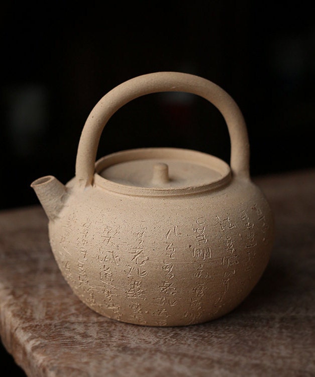 This is a pottery kettle