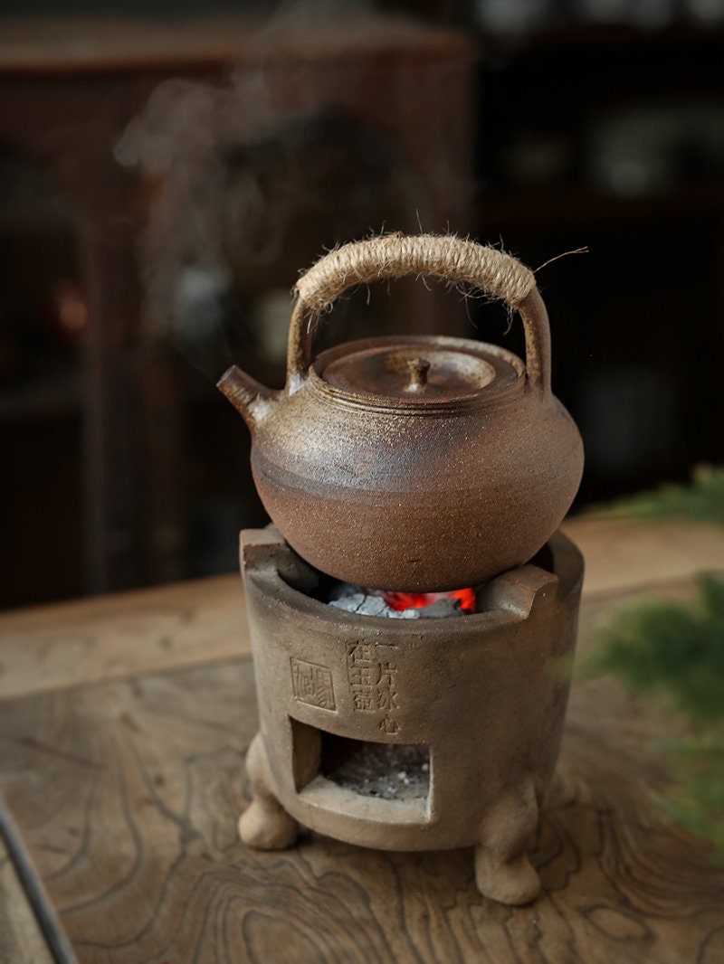 This is a pottery stove