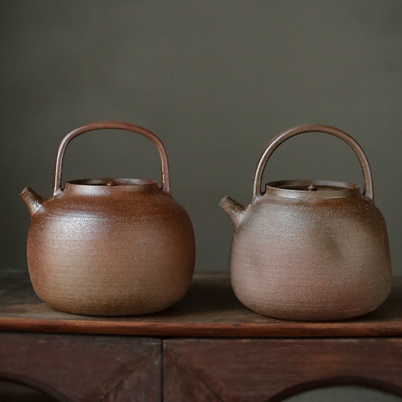 This is a pottery kettle