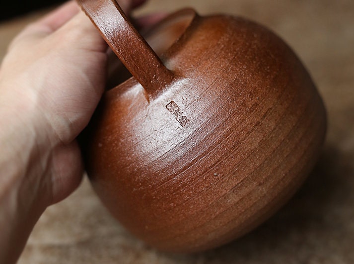 This is a pottery kettle