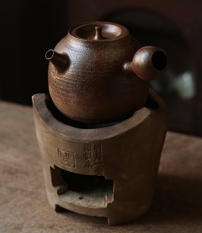 This is a pottery kettle