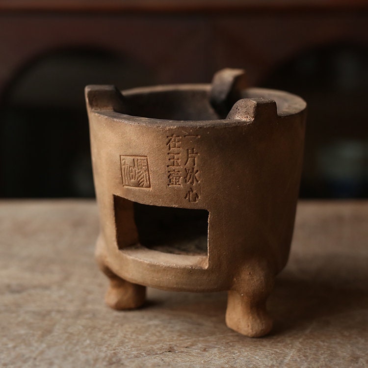 This is a pottery stove