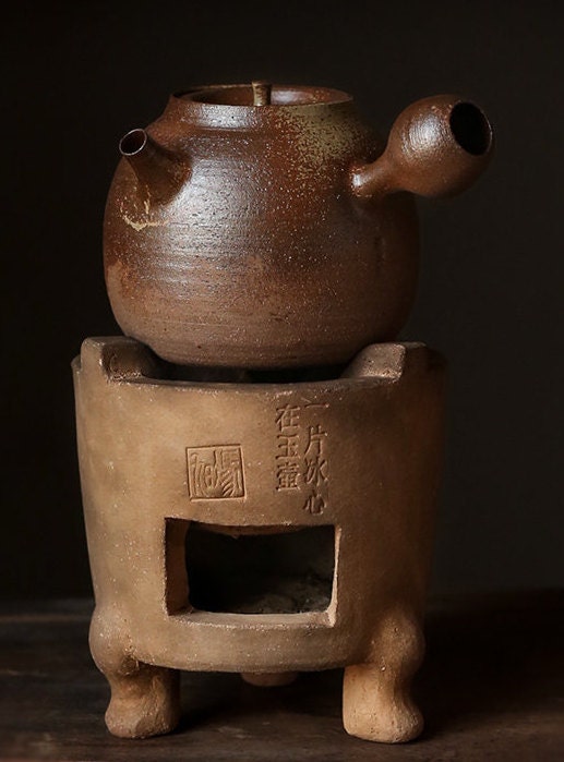 This is a pottery kettle