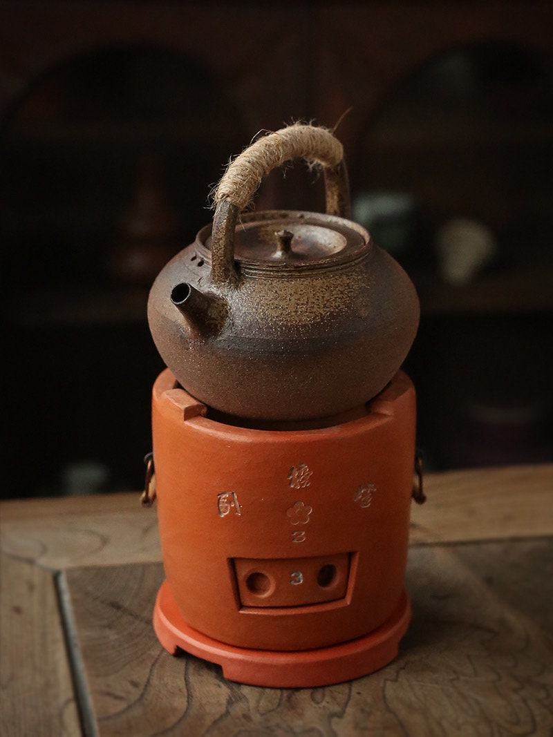 This is a pottery stove