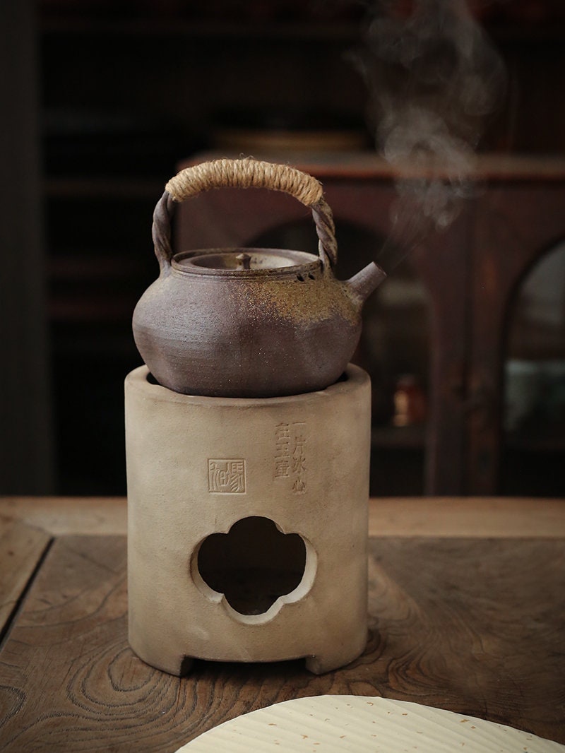 This is a pottery kettle