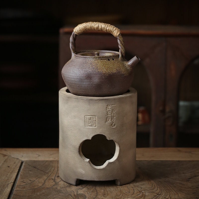 This is a pottery kettle